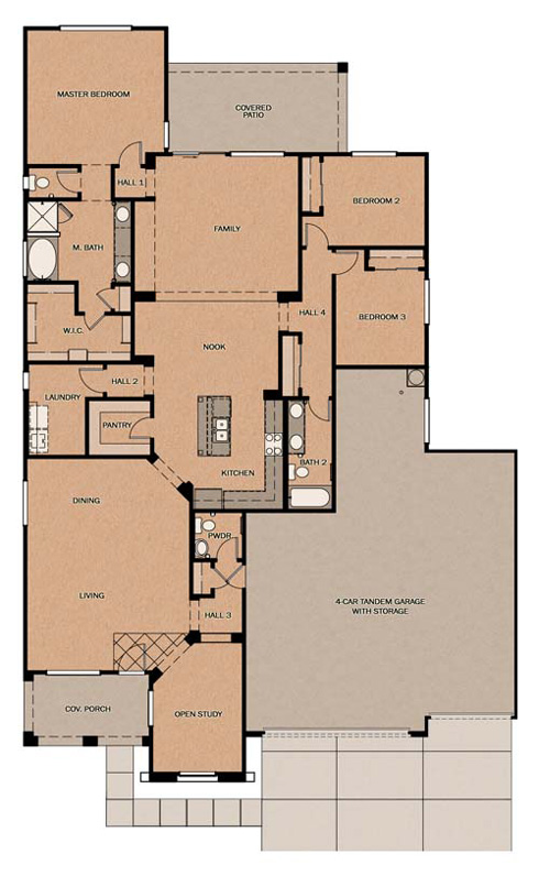 Panormus w/ Huge Garage Floorplan