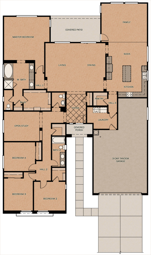 Cozumel Floorplan