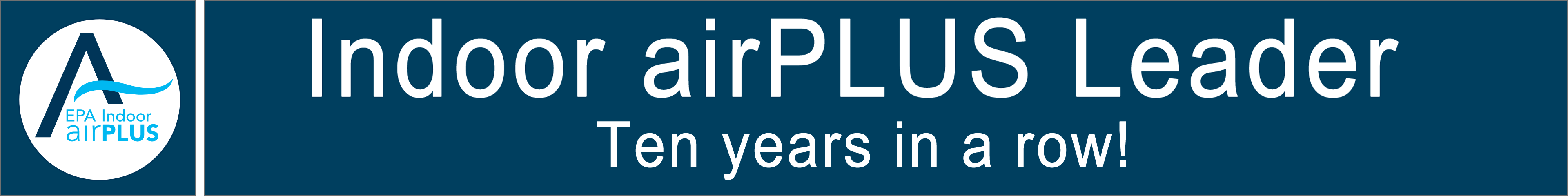 Indoor airPlus Award Winner