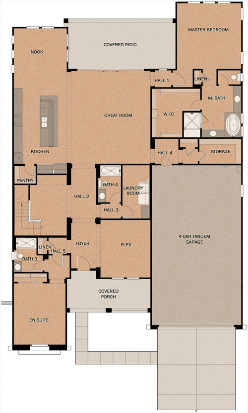 Strawberry w/Loft Interactive Floorplan