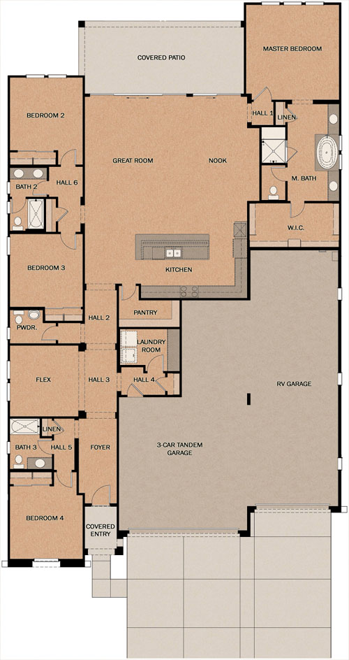 Tide's Wharf Interactive Floorplan
