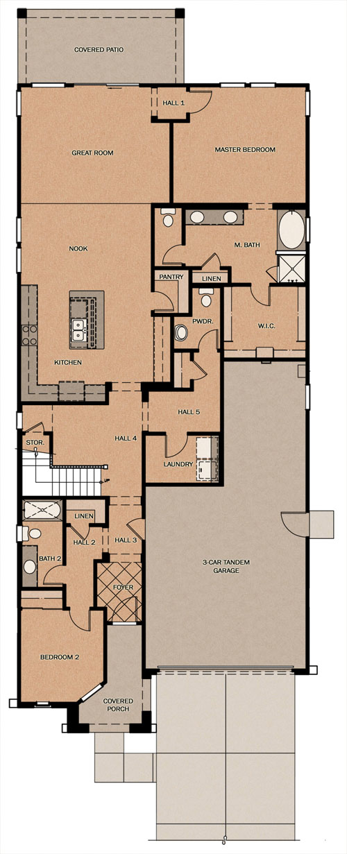 Coastal w/Loft Meadows at Barney Farms by Fulton Homes